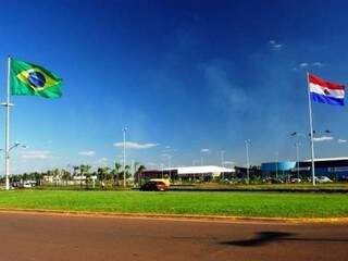 Fronteira do Brasil com o Paraguai, em Ponta Porã.
(Foto: Arquivo).