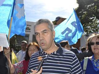 Deputado federal Reinaldo Azambuja é o único candidato nascido em Campo Grande. (Foto: Simão Nogueira)