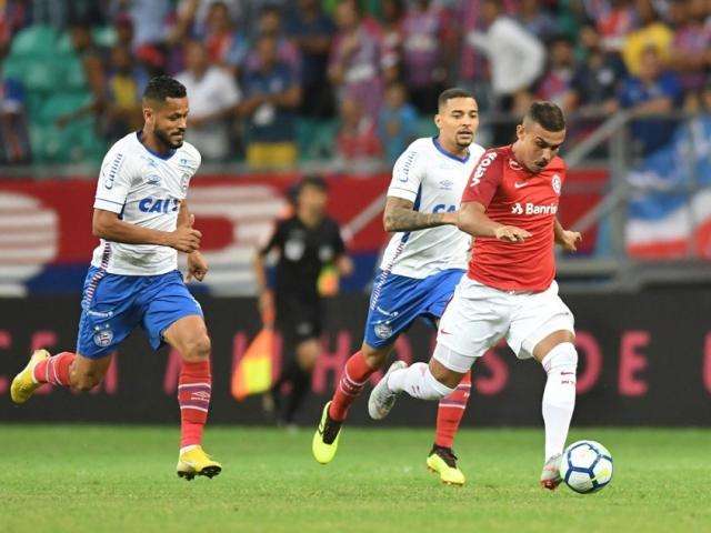 Internacional bate o Bahia e segue na vice-lideran&ccedil;a do Brasileir&atilde;o