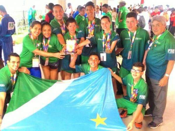 Em terceiro lugar geral, MS conquista sete medalhas no t&ecirc;nis de mesa