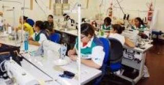 Senai oferece sete cursos, entre eles o de costura industrial (Foto: Divulgação/Senai)