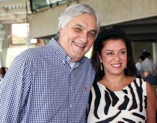 Senador Delcídio Amaral e a esposa Maika. (Foto: Divulgação)