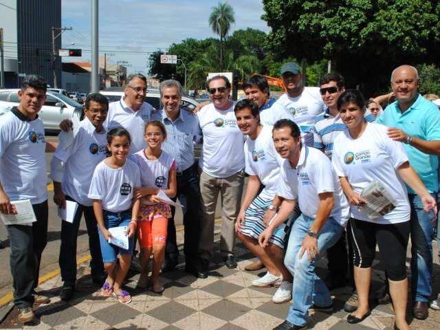  PSDB divulga pr&eacute;-candidatura de Azambuja com a&ccedil;&atilde;o na Afonso Pena