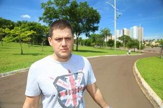 Maiquel defende regras mais rígidas para uso do Parque das Nações. (Foto: Fernando Antunes)