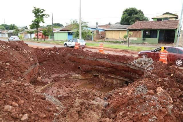 Agesul assume reparo emergencial em obra do PAC feita pela Proteco