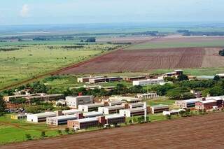 Campus da UFGD, em Dourados, funciona junto com a UEMS (Universidade Estadual de Mato Grosso do Sul (Foto: UFGD/Divulgação)