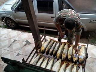Apreensão de peixes pela PMA; fiscalização será intensificada. (Foto: PMA/Divuglação)