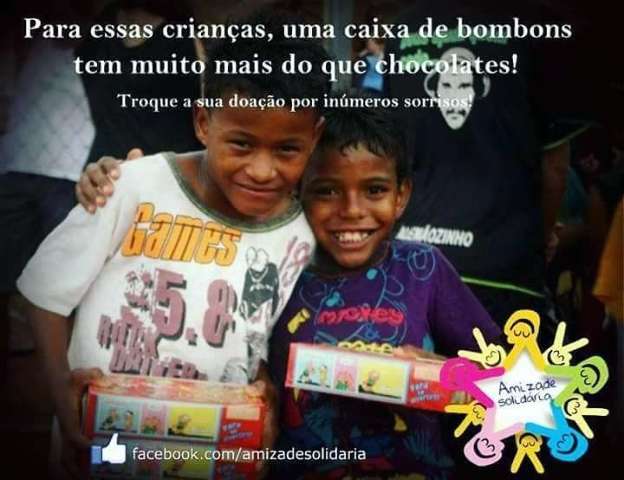 Grupo arrecada caixas de bombons para crian&ccedil;as carentes na P&aacute;scoa