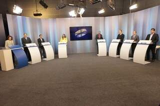Último debate reuniu sete dos 15 candidatos a prefeito. (Foto: Alcides Neto)