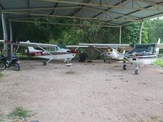 Aviões usados para o tráfico de cocaína também serão vendidos pela Justiça (Foto: Divulgação/PF)