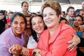 Dilma veio a Capital em abril do ano passado e volta no próximo mês (Foto: Arquivo)