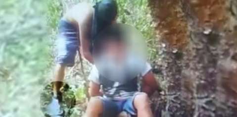 Homem que decapitou rapaz aparece em vídeo com tornozeleira eletrônica 