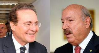Renan e Luiz Henrique disputam presidência do Senado (Foto: Divulgação)
