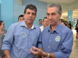 Apoio de Athayde Nery e Reinaldo Azambuja é o mais cobiçado no segundo turno da eleição em Campo Grande. (Foto: Minamar Junior)