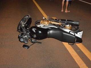 Homem morre e outro fica ferido ao colidirem moto em cavalo na MS-376