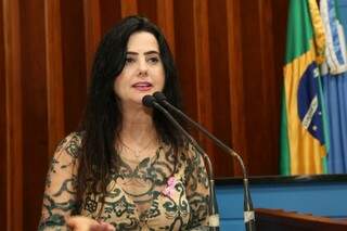 Deputada Mara Caseiro, autora do projeto, diz que votação ficará para 2018 (Foto: Victor Chileno/ALMS)