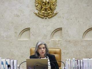 Ministra Carmem Lúcia preside sessão no STF. (Foto: Divulgação)
