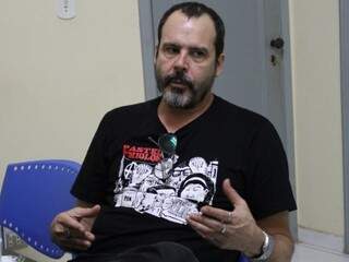 Paulo André Pires foi produtor do músico referência no movimento Manguebeat , Chico Science. (foto: Saul Schramm)