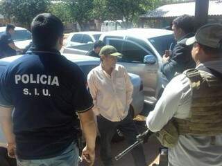 Amado Ramón Salinas foi preso hoje em Pedro Juan Caballero (Foto: ABC Color)