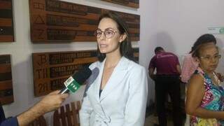 Luana Ruiz falou que disputa fundiária está sendo discutido pelo governo federal (Foto: Leonardo Rocha)