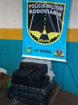 PRE apreende carregamento de 125 kg de maconha escondido em p&oacute; de caf&eacute;