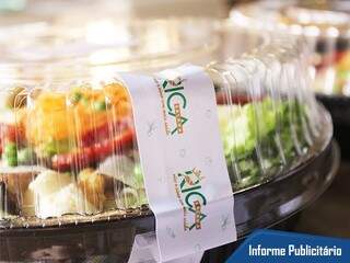 As saladas são entregues em embalagens fechadas que conservam e mantém o sabor dos alimentos: Foto divulgação
