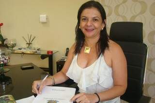 Isabel Cristina Rodrigues, prefeita de Juti (Foto: Vilson Nascimento)