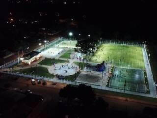 Complexo Esportivo Enzo Freitas Rocha, hoje em Rio Brilhante (Foto: Divulgação)