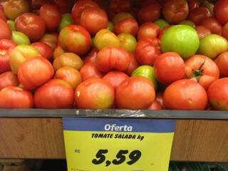Na quinta-feira verde, preços das verduras não estavam atrativos. (Foto: Priscilla Peres)