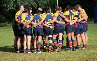 Unido nas dificuldades, o Campo Grande Rugby Clube venceu um dos cinco jogos no Campeonato Brasileiro realizado no Rio Grande do Sul (Foto: Divulgação)