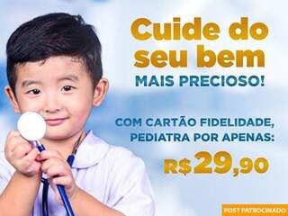 Promoção de junho é de consultas com pediatras a R$ 29,90 (Foto: Divulgação)