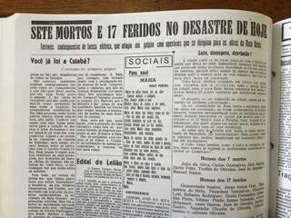 A história está registrada no Jornal do Comércio em 1944. (Foto: Thailla Torres) 