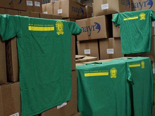 Governo de MS come&ccedil;a a entrega de uniformes &agrave;s escolas estaduais