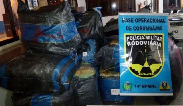 Pol&iacute;cia apreende quase 2 toneladas de contrabando vindo da Bol&iacute;via