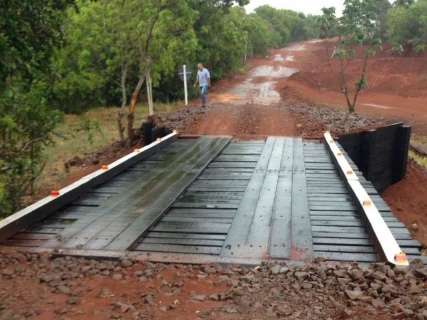Recuperação de pontes em estradas vicinais custa R$ 1,8 milhão