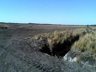 Imagem da PMA mostra área drenada com agricultura. (Foto: Divulgação)