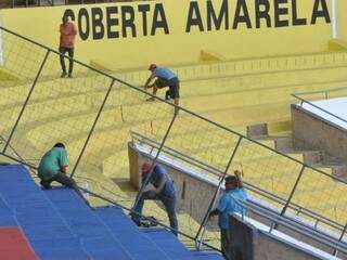 Morenão passou por repares e será reaberto neste domingo com capacidade para 10 mil torcedores (Foto:Arquivo)