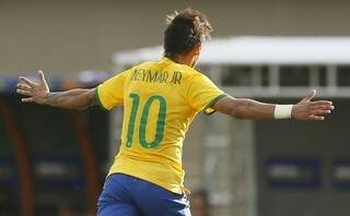 Neymar comandou a seleção na tarde desta terça-feira (foto:  Rafael Ribeiro - CBF)