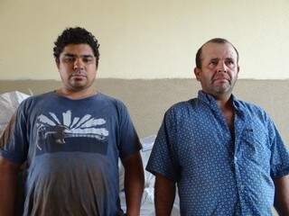 Cláudio da Silva e Caetano Ferreira foram presos transportando 1.571 quilos de maconha (Foto: Osvaldo Duarte/Dourados News)