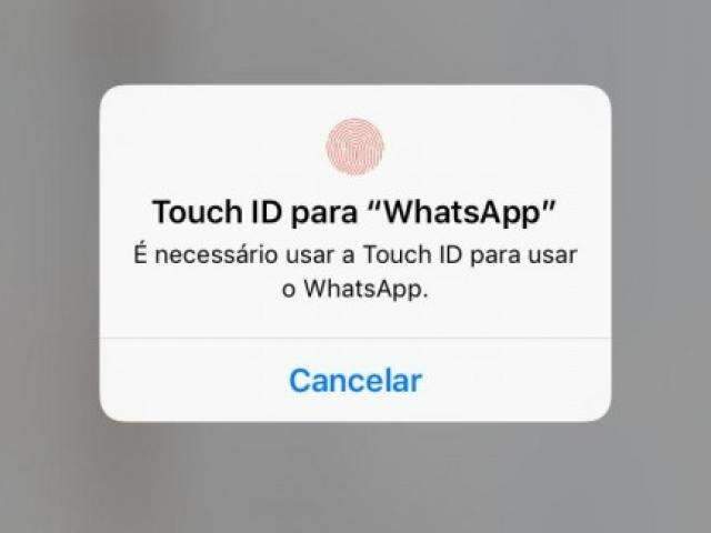 Agora, usu&aacute;rio pode bloquear acesso ao WhatsApp com a digital 