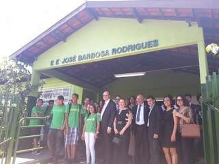 Inauguração da Escola Estadual José Barbosa Rodrigues (Foto: Mayara Bueno/Arquivo)