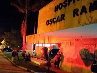 A vítimas morreu logo após dar entrada no Hospital Oscar Ramires (Foto: Porã News)