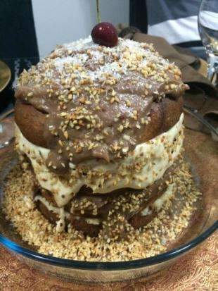 Como Fazer Um Naked Cake De R Veillon O Panetone Que Sobrou Do Natal Sabor Campo Grande News