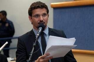 Vereador Eduardo Romero, relator do orçamento (Foto:Izaias Medeiros/CâmaraO