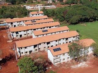 Unidades residenciais construídas para mais de 600 famílias de Campo Grande (Foto: Divulgação)