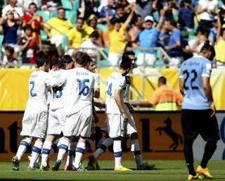 It&aacute;lia vence o Uruguai nos p&ecirc;naltis e &eacute; a 3&ordf; na Copa das Confedera&ccedil;&otilde;es