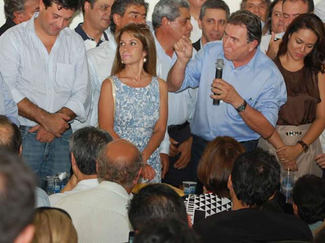  Giroto &eacute; lan&ccedil;ado pr&eacute;-candidato com as b&ecirc;n&ccedil;&atilde;os de Trad, Puccinelli e aliados