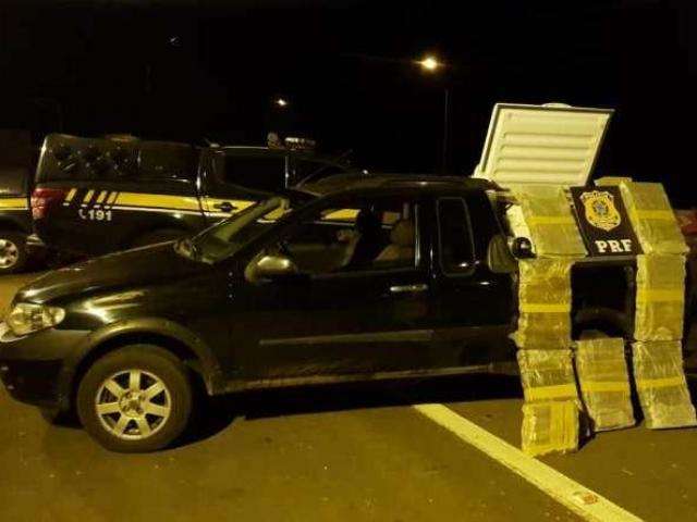 Traficante &eacute; preso em rodovia com freezer lotado com 100 kg de maconha