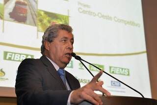 André falou em nome dos governadores do Centro-Oeste em Brasília (Foto: José Paulo Lacerda)