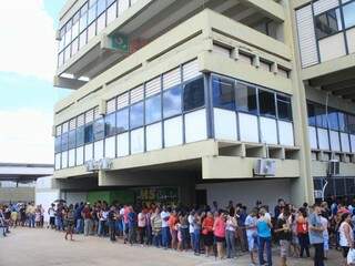 No sábado, eleitoral lotaram unidade de atendimento na região central (Foto: Marina Pacheco/Arquivo)
